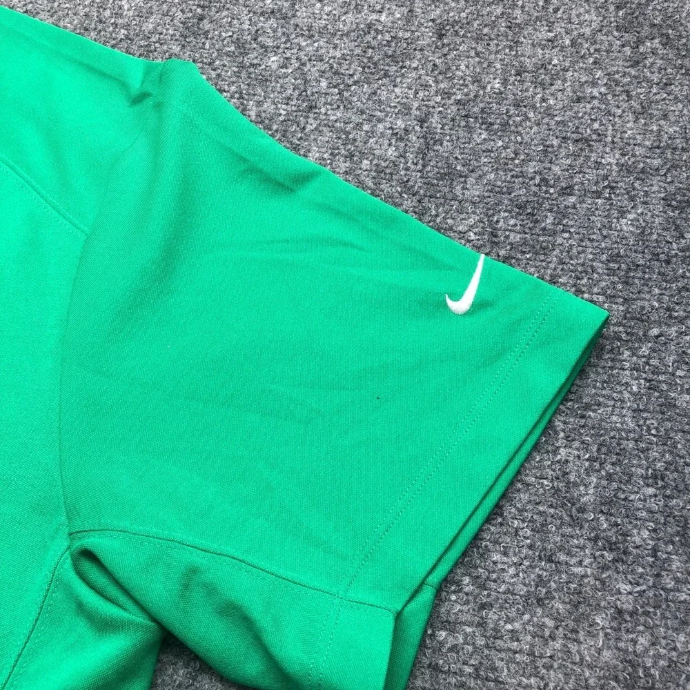Nike Golf Oregon Ducks Dri-FIT Polo Shirt Mens Large Green Short Sleeve